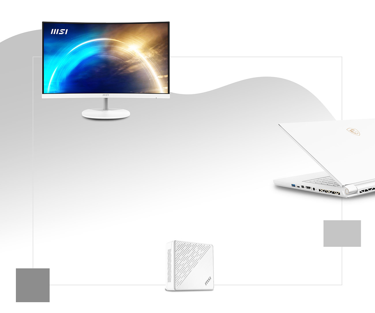 MSI PRO MP271CAW Curved Computer Monitor